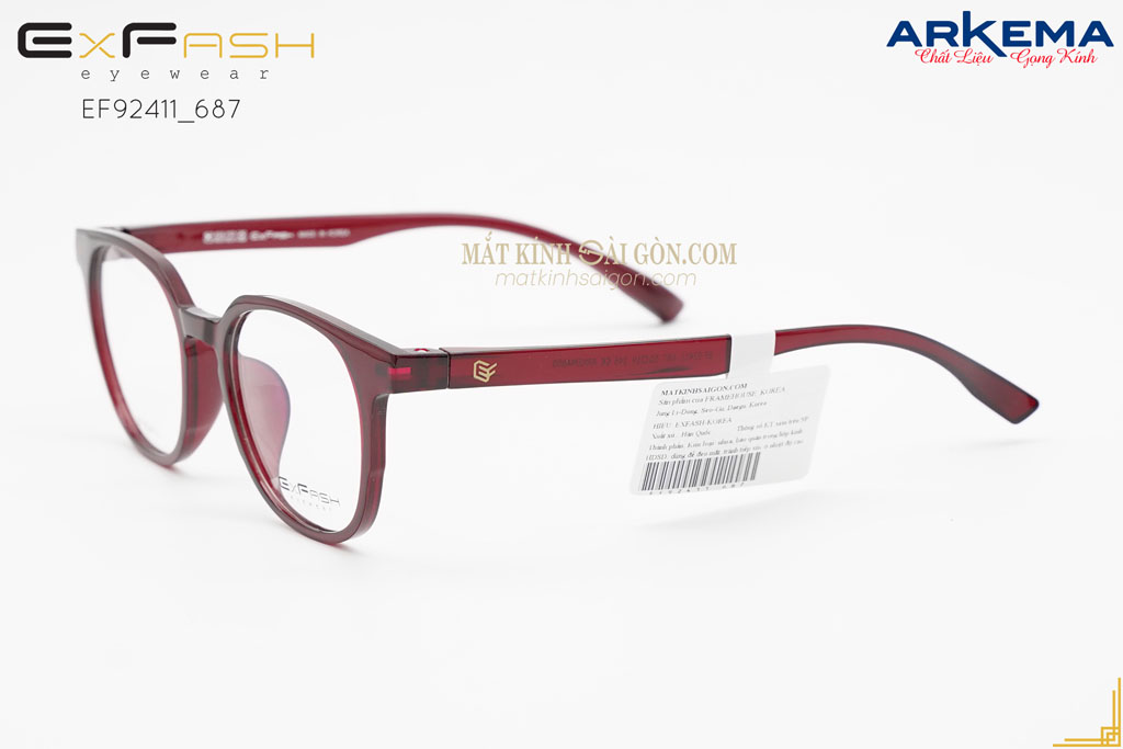 Gọng Kính Nhựa ExFash EF92411 687 - Hình 5