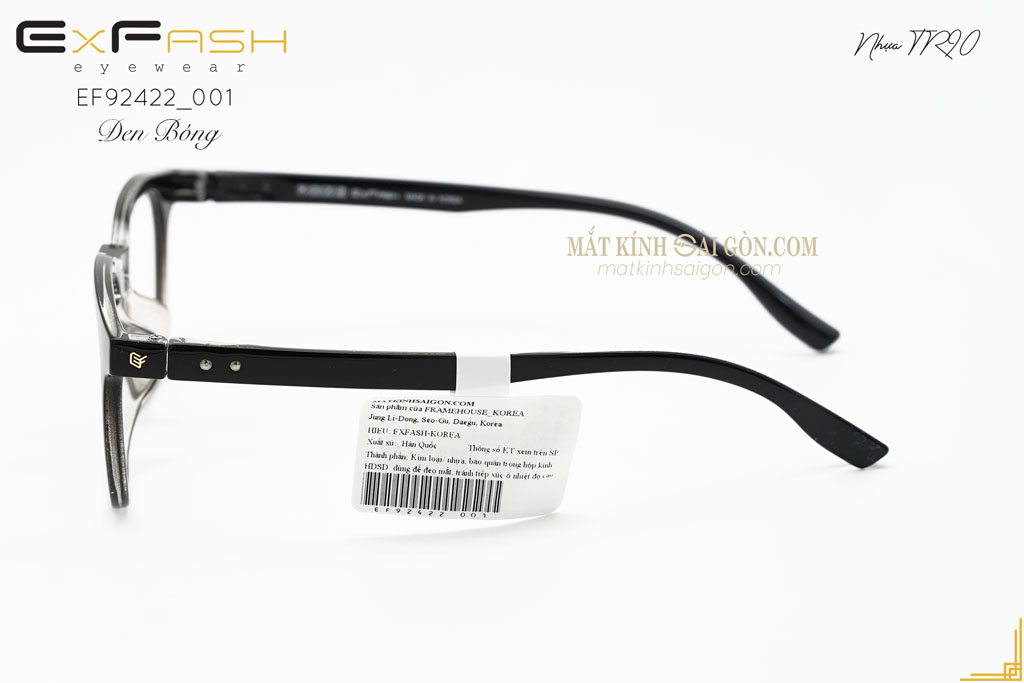 Gọng Kính Nhựa ExFash EF92422 001 - Hình 6