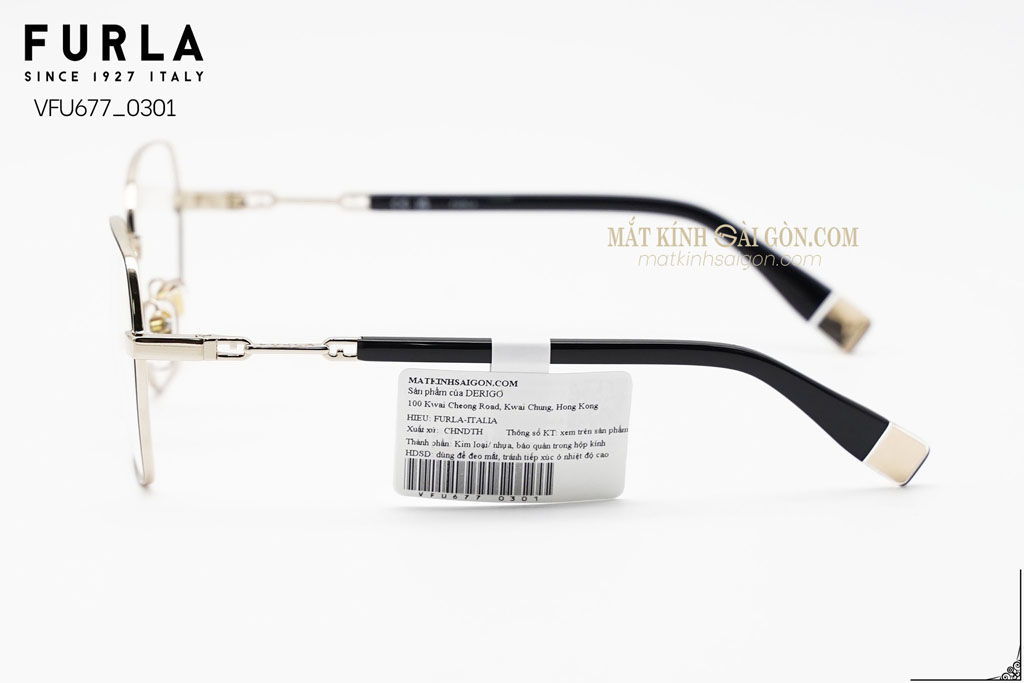 Gọng Kính Furla VFU677 0301 - Hình 7