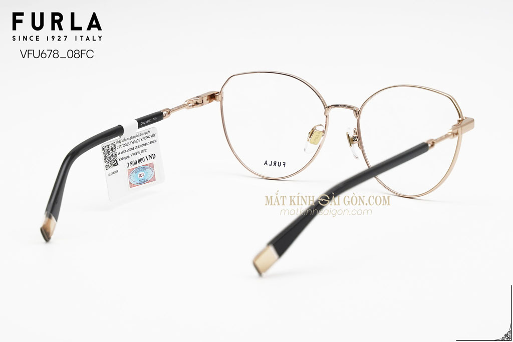 Gọng Kính Furla VFU678 08FC - Hình 4