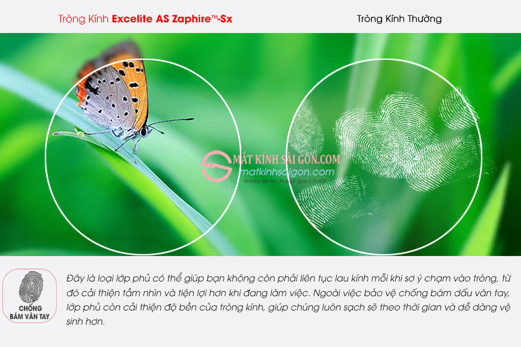 TRÒNG KÍNH EXCELITE 1.60AS HMCS - Hình 5