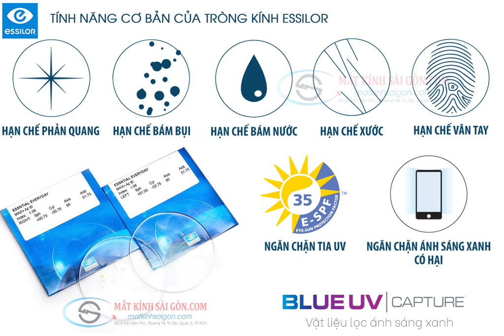 Tròng Kính Đa Tròng 1.56 Essilor Essentials Everyday - Hình 3