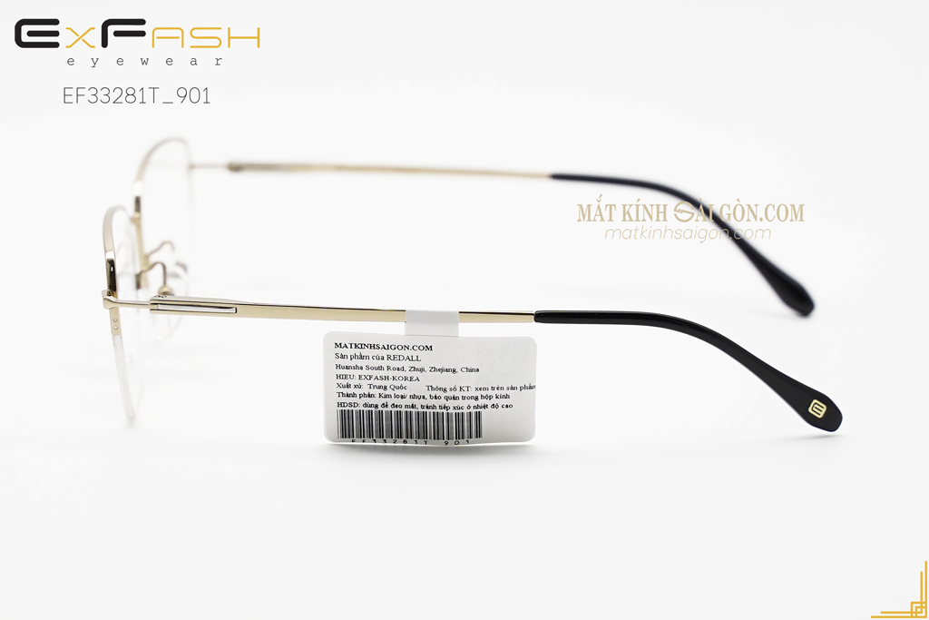Gọng Kính ExFash EF33281T 901 - Hình 8