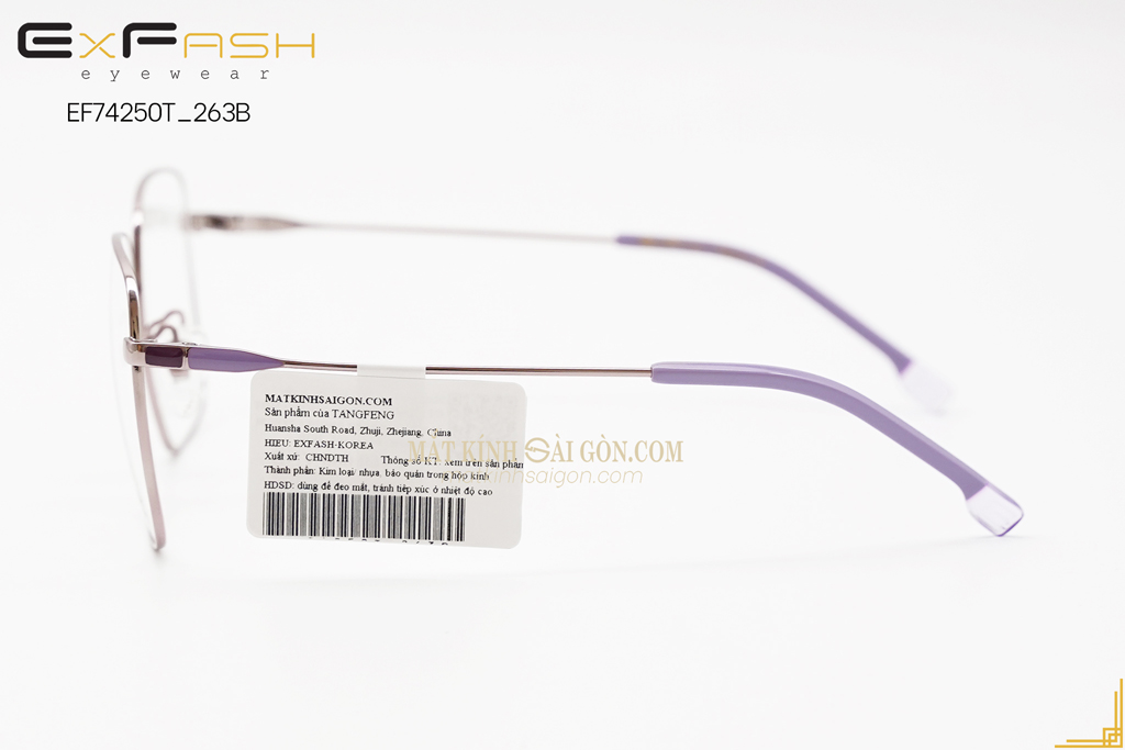 GỌNG KÍNH EXFASH EF74250T 263B - Hình 7