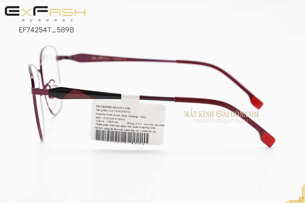 GỌNG KÍNH EXFASH EF74254T 589B - Hình 9