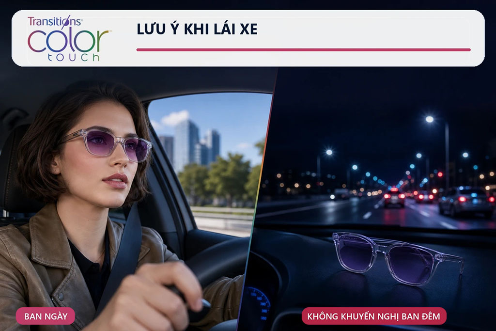 Tròng Kính Đổi Màu 1.56 Essilor Crizal® Transitions® Color Touch™ - Hình 8