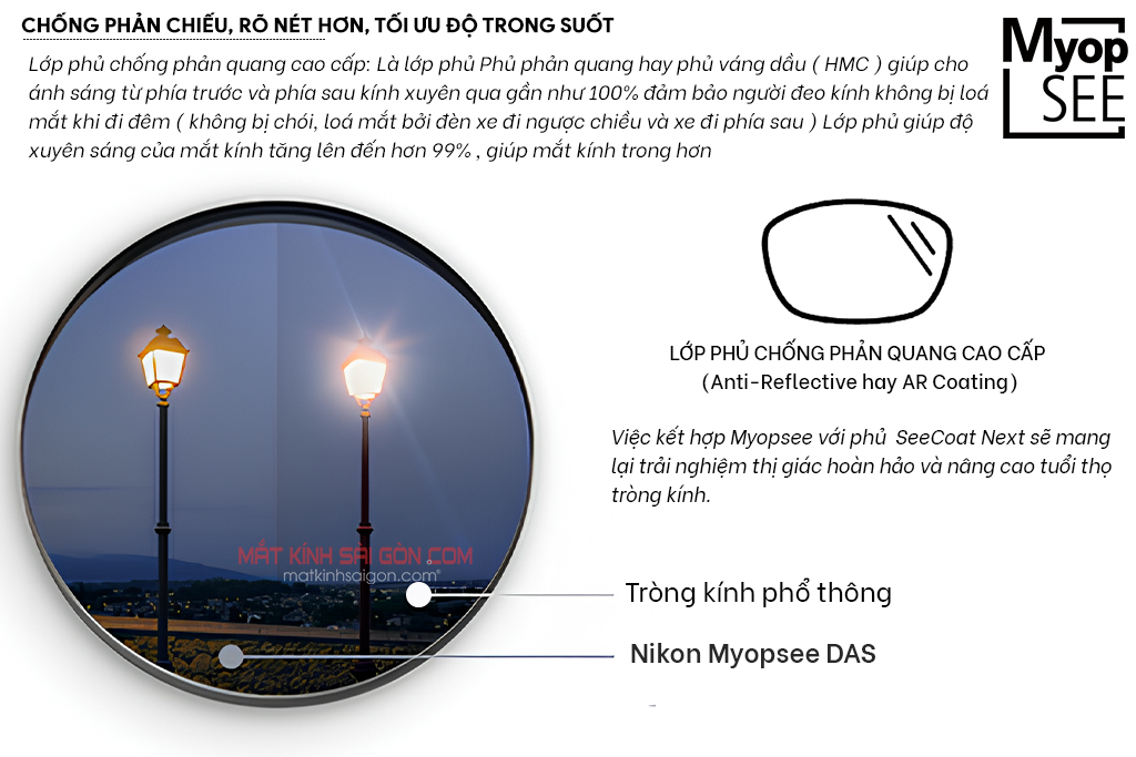 TRÒNG KÍNH 1.60 NIKON SEECOAT NEXT MYOPSEE - Hình 11