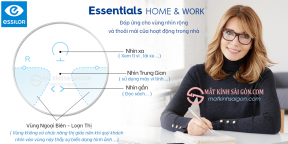 Tròng Kính Đa Tròng 1.56 Essilor Essentials Home & Work
